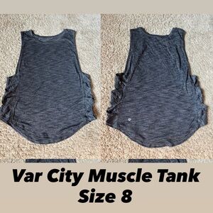 Var City Muscle Tank - Gray Lululemon size 8